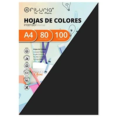 Afbeelding van OFITURIA 100 vellen DIN A4 80 g zwart