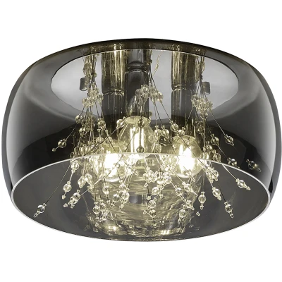 Afbeelding van Plafondlamp Crystel van glas, chroom, Ø 34 cm