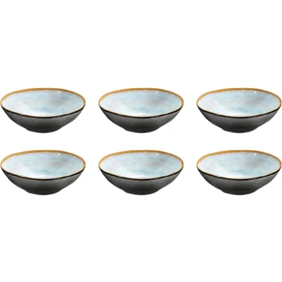 Afbeelding van Medard de Noblat Shadow Aqua Soepkom 19.5 cm (set van 6)