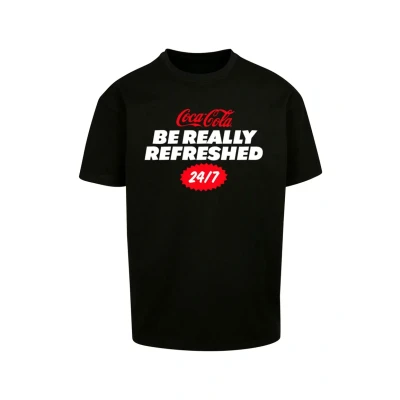 Afbeelding van Merchcode COCA COLA Refreshed Tshirt print, Heren, Maat: Medium, Black