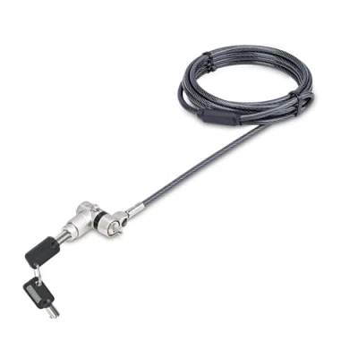 Afbeelding van StarTech.com UNIVKMKO LAPTOP LOCK kabelslot Zwart