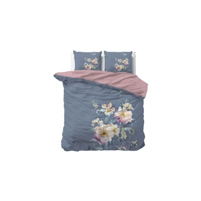 Afbeelding van Dekbedovertrek Lits Jumeaux 240x200 Sleeptime Microvezel Blauw