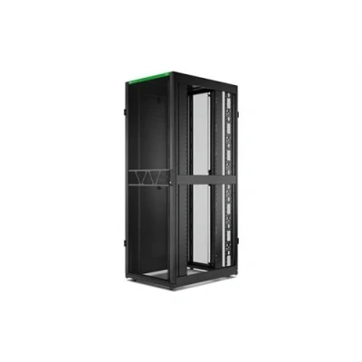 Image de APC NetShelter SX Gen 2 Rack armoire H 2258 x L 800 P 1070 mm, avec les côtés sur le sol noir 48U 19&quot; Conformité TAA