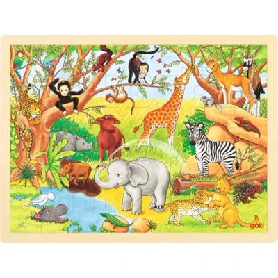Afbeelding van Goki Puzzel voor kinderen, Maat: One Size, Multi coloured