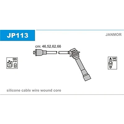 Afbeelding van JANMOR JP113 Bougiekabelset
