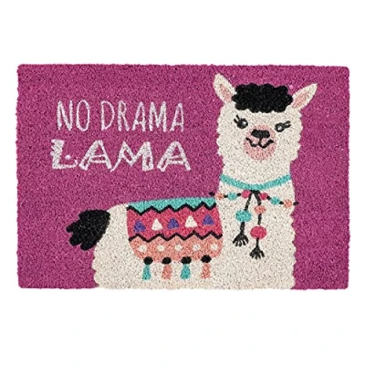 Afbeelding van Voetmat kokos Lama deurmat 40x60 cm antibacteriële ingangsmat kokosmat met vinylrug natuurlijk materiaal 100%
