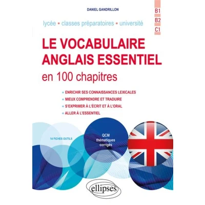 Image de Le vocabulaire anglais essentiel en 100 chapitres