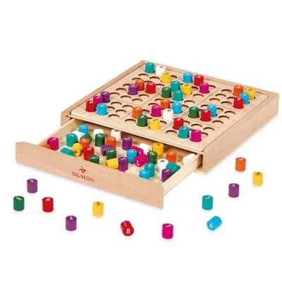 Afbeelding van Dal Our Sudoku tafelspel van hout, geschikt voor kinderen 8+ en het hele gezin, 2 of meer spelers, eenheidsmaat, 54112
