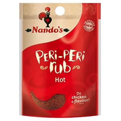 Afbeelding van Nando&#039;s Hot Peri Kruidenpeeling, 25 g, 6 Stuk