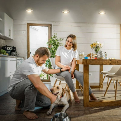 Afbeelding van Briloner Klira Set van 3 LED inbouwspots 230V 7586032 Verstelbaar Ra90 hoge kleurechtheid CTS schakelaar Behuizing 50 % gerecycled materiaal Plat 9 x 2,4 cm Nikkel mat