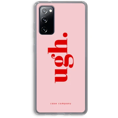 Afbeelding van Case Company® hoesje geschikt voor Samsung Galaxy S20 FE / 5G Ugh Soft Cover Telefoonhoesje Bescherming aan alle Kanten en Schermrand
