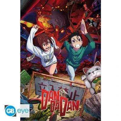 Image de Poster Maxi Dan Da Key Art Momo &amp; Okarun