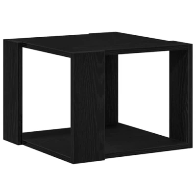 Afbeelding van vidaXL Salontafel Zwart eiken Hout 40 x 30 cm Minimalistisch