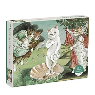 Afbeelding van Birth of Venus Meowsterpiece Western Art 1000 Piece Puzzle