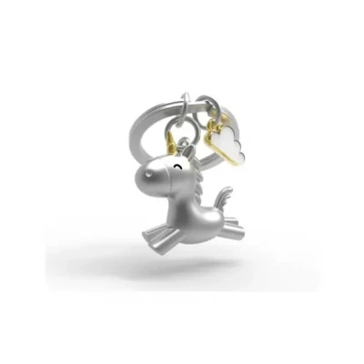 Afbeelding van Sleutelhanger Metalmorphose eenhoorn