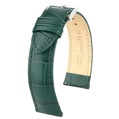Afbeelding van HIRSCH DUKE L DARK GREEN CALF 18/16MM 01028040 2 18