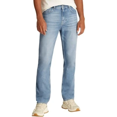 Afbeelding van Tommy Jeans Ryan Regular Straight Fit herenjeans, Denim (Denim Light)
