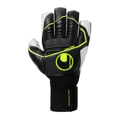 Afbeelding van Uhlsport Absolutgrip Flex Frame Carbon Black Fluo Yellow Keepershandschoenen Maat 7.5