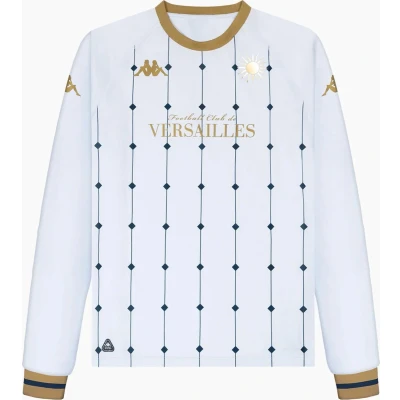 Afbeelding van FC Versailles Shirt Voetbalshirt Uitshirt 2025 Maat S Frankrijk Unieke Voetbalshirts Voetbal Longsleeve Globalsoccershop