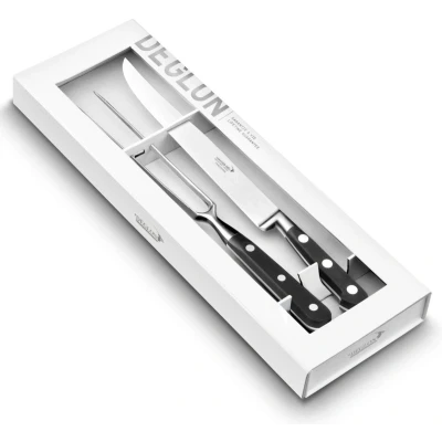 Afbeelding van Déglon Cadeauset Sabatier Dég® Snijmes 22 cm en Vleesvork 17 Roestvrij Staal