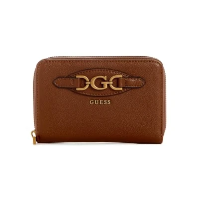 Afbeelding van Guess Malva LOGO Portemonnee, Dames, Maat: One Size, Braun