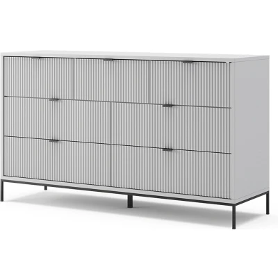 Afbeelding van Vicco ladekast met laden &quot;Eliza&quot;, grijs, 140 x 81 cm