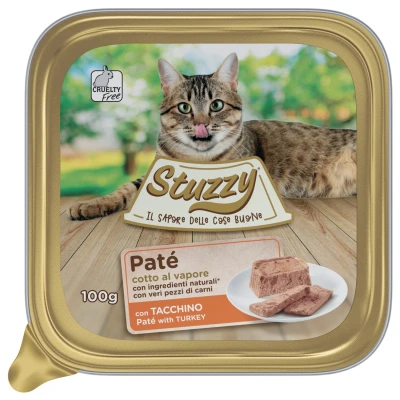 Afbeelding van Mister Stuzzy Cat Paté 100 g Kattenvoer Kalkoen