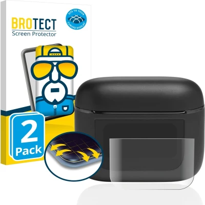 Afbeelding van BROTECT Screenprotector voor JBL Tour Pro 2 Folie Beschermfolie transparant volledig dekking (2 Stuks)