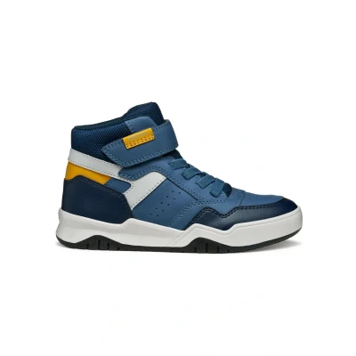 Afbeelding van Geox Perth Sneakers hoog voor kinderen, Maat: 33, Avio grey Schoenen