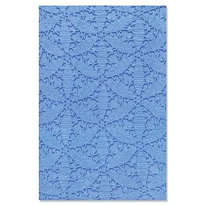 Afbeelding van Sizzix 3 D Textured Impressions Embossing Folder Tablecloth 666154 Eileen Hull (01 23)