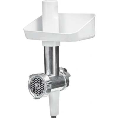 Afbeelding van Bosch Muz5Fw1 Vleesmolen Voor De Mum5 Keukenmachine Wit/Rvs