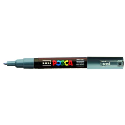 Afbeelding van Uni POSCA paintmarker PC 1MC, 0,7 mm, leigrijs