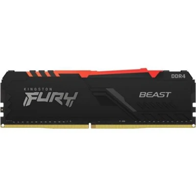 Image de KINGSTON Mémoire FURY Beast RGB 32 Go DDR4 2666 MHz CL16
