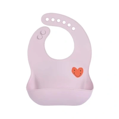 Afbeelding van Lässig Slab Silicone Happy Rascals Heart Lavender