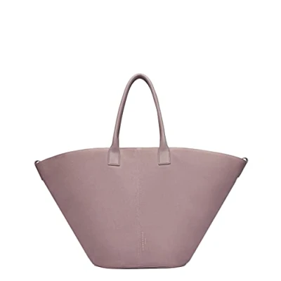 Afbeelding van LIEBESKIND BERLIN Leren Schoudertas Mica Promo Suede Shopper Old Rose Oud roze