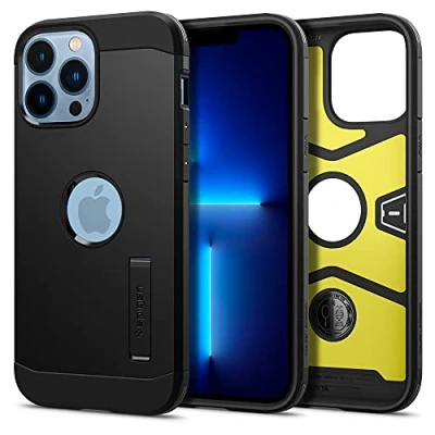 Image de Spigen Tough Armor étui téléphone mobile Apple iPhone 13 Pro Max (Black) ACS03222