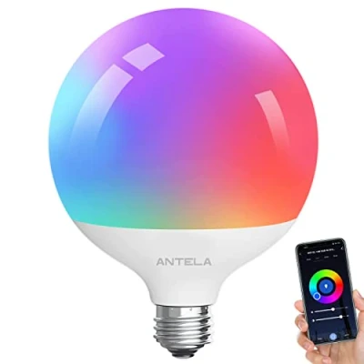 Afbeelding van ANTELA G120 15 W LED RGB + CCT 2700 K 6500 K, intelligente lamp, compatibel met Alexa/Google Home, 1 stuk