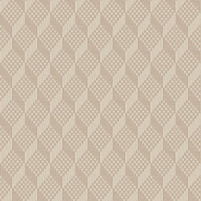 Afbeelding van Dutch Wallcoverings Grace 3d stitched cube beige vliesbehang 10m x 53cm GR322305