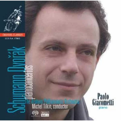 Afbeelding van Paolo Giacometti, Arnhem Philharmonic Orchestra, Michel Tilkin Schumann, Dvorak: Piano Concertos (Super Audio CD)