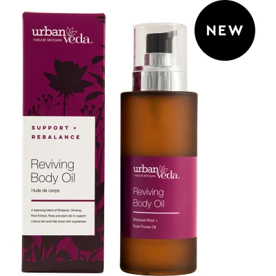 Afbeelding van Urban Veda Reviving Body Oil Ayurveda Natuurlijk Verzorgend Vegan Dierproefvrij Vrij van parabenen