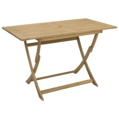 Afbeelding van Tuintafel inklapbaar 120x70x75 cm massief acaciahout