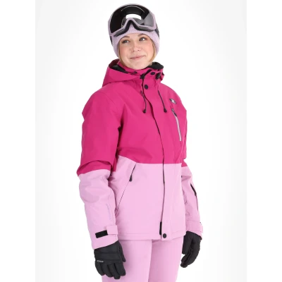 Afbeelding van Rehall LIZA R Dames Wintersportjas Roze XL Ski Jas Snowboardjas Gevoerde