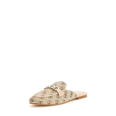 Afbeelding van Guess Bommy Pantoffels, Dames, Maat: 37, Gold Imitatieleer/ textiel