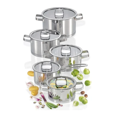 Afbeelding van Kuchenprofi San Remo 5 pottenset Zilver