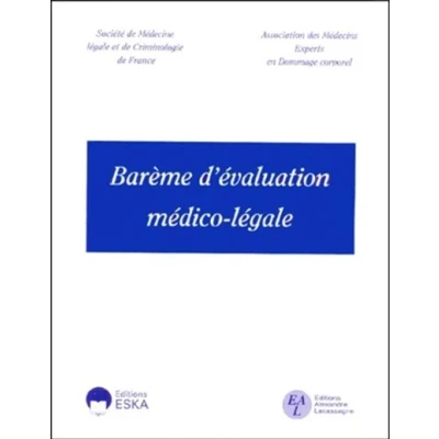Image de Bareme evaluation medico legale