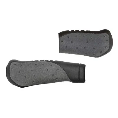 Afbeelding van Handvatset Velo Ergogel D2 135/92mm met gelvulling zwart/grijs
