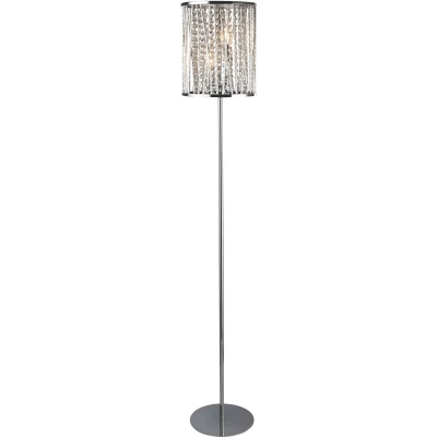 Afbeelding van Searchlight Elise Staanlamp Ø 25 X 152 Cm Chroom