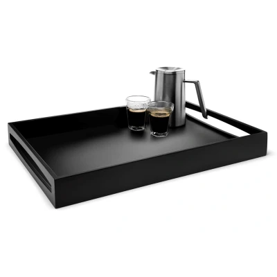 Afbeelding van Leopold Vienna Tray 55x40x6cm MDF black