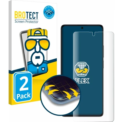 Afbeelding van BROTECT Screenprotector voor Xiaomi Redmi Note 13 5G Folie Beschermfolie transparant volledig dekking (2 Stuks)