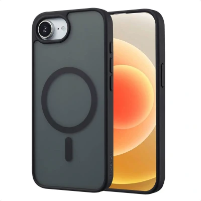 Afbeelding van imoshion Hoesje Geschikt voor iPhone 16e Color Guard Backcover MagSafe Zwart